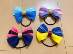 ヘアゴム　4点セット　ハンドメイド
