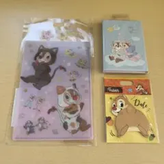 【連休用値下げ中】チップとデール 文房具セット まとめ売り