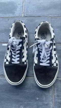VANS チェック　スニーカー　26.5のサムネイル
