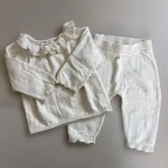 h&m organic cotton セットアップ 6-9m