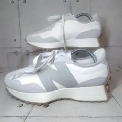 【試着のみ】ニューバランス レディース WS327NKC ホワイト×グレー