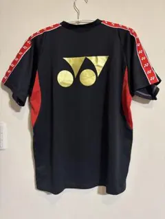 【未使用】YONEX Tシャツ バトミントン テニス 大会限定 Lサイズ黒×金