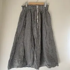 【春夏】サンバレー 麻混合 ナチュラルスカート