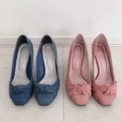 DIANA スエードパンプス23cm 2足セット