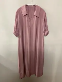 ナノユニバース ラグランスリーブ ロングワンピース　F