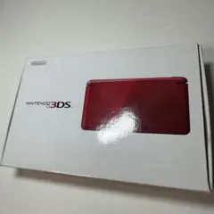 ニンテンドー3DS 本体 メタリックレッド ほぼ新品 6177