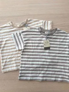 【新品未使用】ボーダー 半袖Tシャツ ２枚セット