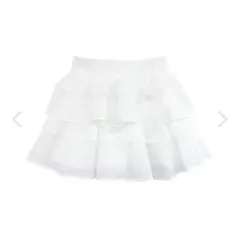 treat urself frill mini knit skirt 白 - メルカリ