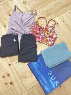 sukala ヨガウェア リントスル ピラティス レギンス キャミソール 