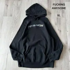 FUCKING AWESOME ファッキンオーサム プルオーバーパーカーXL 黒のサムネイル