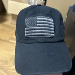 フォーティセブン　47 USA国旗刺繍 キャップ ブラックのサムネイル