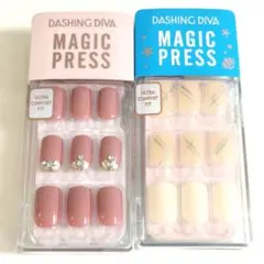 ダッシングディバ マジックプレス ネイルチップ　つけ爪　新品　2点セット まとめ