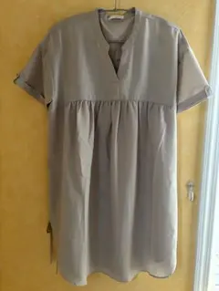 DRESKIP チュニック ベージュ 半袖
