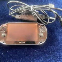 【有機EL/動作品】PS Vita PCH-1100 ブラック 純正充電器付