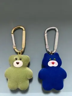 mojojojo フィギュアマスコット　2個セット　クマとネコ