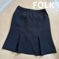 ▽FOLK　フォーク　スカート　13　黒　プリーツスカート　制服　スーツ下