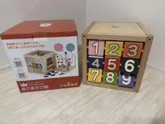 【外箱付き】 エドインター 森のあそび箱 知育 玩具 木製 モンテッソーリのサムネイル