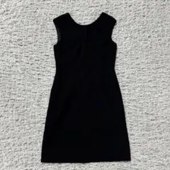 ROYAL PARTY  黒 ノースリーブ ひざ丈ワンピース   パーティドレス