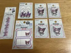 Kuromi クロミちゃん　ワッペンセット　上履きタグ　ネームワッペン