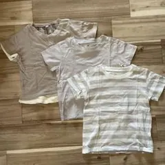 無印良品　100サイズ　Tシャツ3枚セット 保育園着 普段着 お出かけ