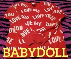 中古 BABYDOLL ベビードール ベビド トレーナー 140cm
