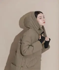 「西川ダウン(R)」ソロテックスAラインダウン　カーキ