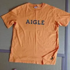 未使用 AIGLE オレンジ Tシャツ