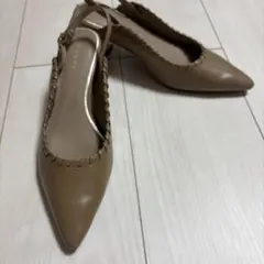 RANDA ブラウン パンプス