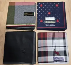 バーバリー オロビアンコ ラルフ ブルックスメンズ ハンカチ タグ 新品