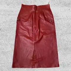 00's vintage 革スカート　アーカイブ グランジ y2k パンク