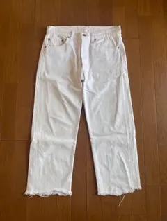 VALABASASフレアデニムホワイトサイズ29中古品 - メルカリ