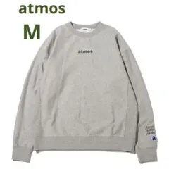 タグあり！美品！Mサイズ！atmos グレー トレーナー・スウェット