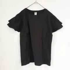 ​LBC エルビーシー フリル袖 Tシャツ L 黒 ブラック ラッフルのサムネイル