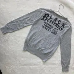 ロデオクラウンズ　ビックプリント　ロゴ　ニット　長袖　カットソー　ｈ-00027