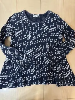 FITH 音符柄 長袖　120サイズ