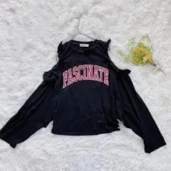 BROWNY ブラウニー　肩出し　トップス　カットソー　スウェット　春