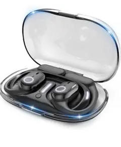 オープンイヤー型ワイヤレスイヤホン　ブラック　2280円まで値下げ可能