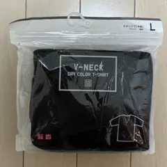 新品未開封　ユニクロ　V-NECK DRY COLOR T-SHIRT ブラック