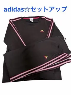 adidas アディダス　ジャージ　レディース　上下　セットアップ　美品　L