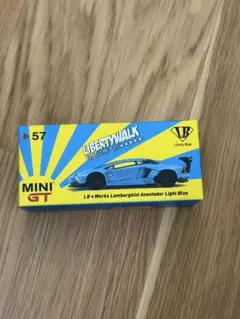 MINI GT LBWK ランボルギーニアヴェンタドール M4 2台セット 水色 MINI GT LBWK ランボルギーニアヴェンタドール M4 2台セット 水色