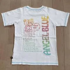 ANGEL BLUE Tシャツ ホワイト グラデーションロゴのサムネイル