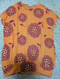 未使用品♡BARNDOOR 花柄 半袖Tシャツ オレンジのサムネイル