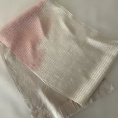 帯揚げ　ピンクぼかし　あられ　絽　上品