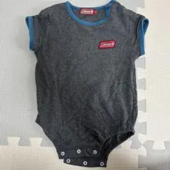 Coleman ロンパース 70 半袖 グレー ベビー コールマン