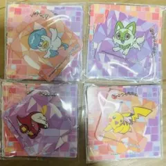 ポケットモンスター　ポケモン　アクリルキーホルダー　４種セット　セブンイレブン