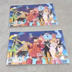 くら寿司　ONE PIECE フォトブック 2枚セットのサムネイル