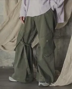 casper john ボンテージカーゴパンツ カーキのサムネイル