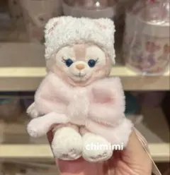 香港ディズニー　冬日　リーナベル　ぬいぐるみキーチェーン