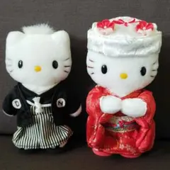激レア希少HelloKitty　ハローキティ ぬいぐるみ 和服　和装　ぬいぐるみ