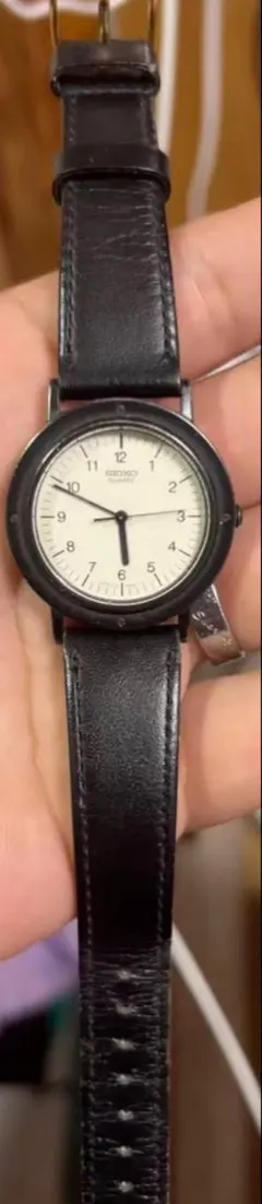 稼働品　SEIKO シャリオ 6431-6030当時物 スティーブ・ジョブズ同型のサムネイル